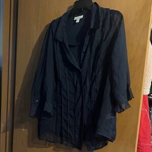 Dressbarn Midnight Blue Top